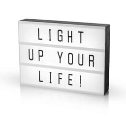 LED-lysboks A4 med 85 tegn