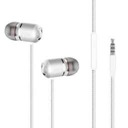 Kuulokemikrofoni HSZ400 Vit Metallic
