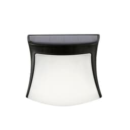 Vägglampa solcell LED - Svart