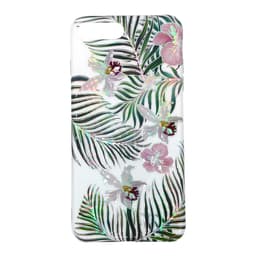 Støtsikkert mobildeksel med holder, til iPhone 7Plus / 8Plus - Hvit / blomster