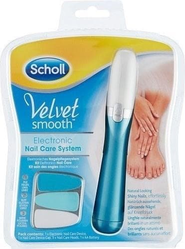 Scholl Elektrisk nagelvårdskit, Blå