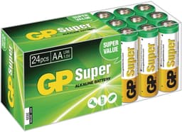 Alkaline Batteri AA 1.5 V Super 24-Boks