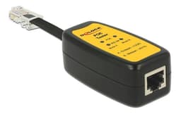DeLOCK PoE tester (Power over Ethernet), 802.3af/at, black/yellow