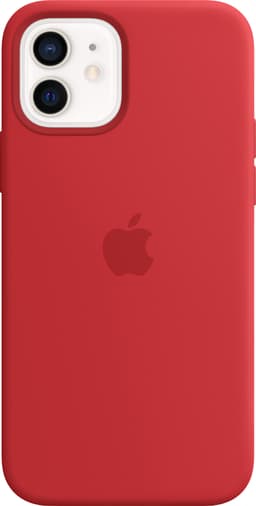 iPhone 12/12 Pro silikonecover (rød)