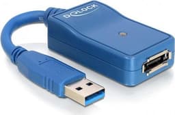 DeLOCK USB 3.0 - eSATA adapteri, sininen