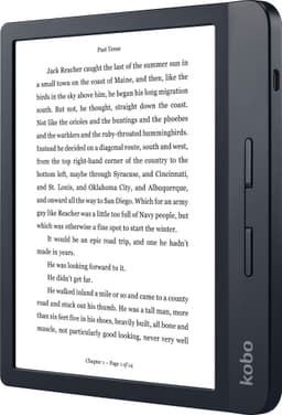 Kobo Libra H20 lesebrett (sort)