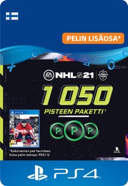 NHL 21 HUT 1050 Ultimate Team Points - PS4 (FI)
