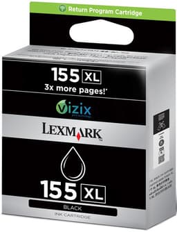 Lexmark Bläckpatron 155XL Vizix 2.0 Svart