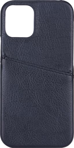 Onsala iPhone 12 mini nahkainen korttikotelo (musta)