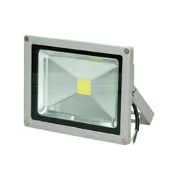 ECD Germany 3 delar LED-strålkastare utomhus 20W - 2800K varmvit - vattentät