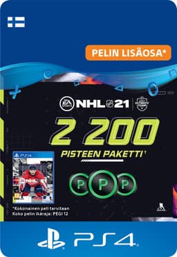 NHL 21 HUT 2200 Ultimate Team Points - PS4 (FI)