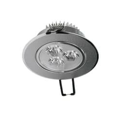 ECD Germany 1-pk LED-indbygget spotlight 3W 230V - rund Ø8,5cm - 214 lumen -