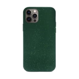 Ympäristöystävällinen Aitoa nahkaa iPhone 12 Pro Kotelo - Dark Green