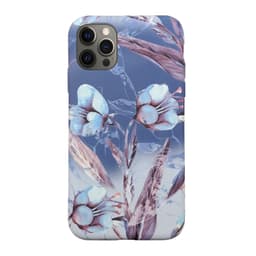 Miljøvennlig iPhone 12 Pro trykt deksel - Blue Floral
