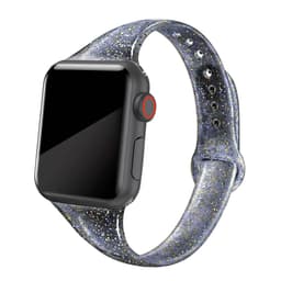 Glitter hehkuva Apple Watch ranneke 42/44 mm Black
