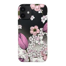 Miljøvennlig iPhone 12 mini trykt deksel - Pink Floral