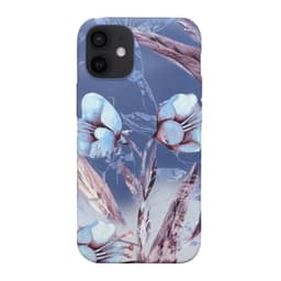 Miljøvennlig iPhone 12 mini trykt deksel - Blue Floral