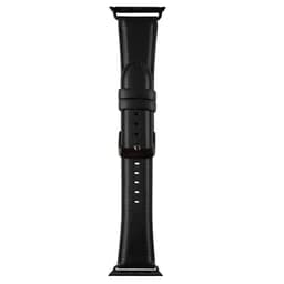 Apple Watch ægte læder Band Black 42-44mm