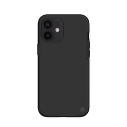 Miljøvenligt Ægte læder iPhone 12 mini etui -Black