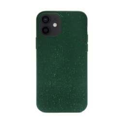 Ympäristöystävällinen Aitoa nahkaa iPhone 12 mini Kotelo - Dark Green