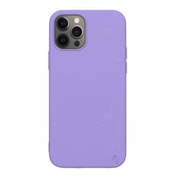 Miljøvennlig ekte lær iPhone 12 Pro deksel - Purple