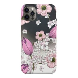 Miljøvennlig iPhone 12 Pro Max trykt deksel - Pink Floral