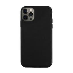 Miljøvennlig ekte lær iPhone 12 Pro Max  deksel - Black