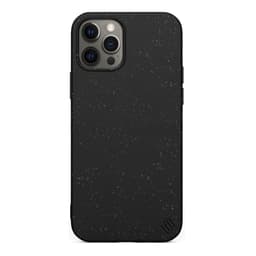 Ympäristöystävällinen Aitoa nahkaa iPhone 12 Pro Kotelo - Black