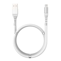 Magneettinen fidget USB - Lightning 1m -kaapeli White