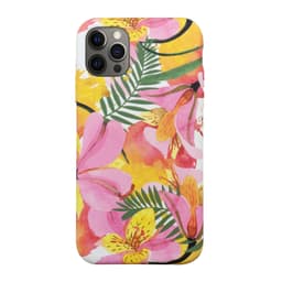 Miljøvennlig iPhone 12 Pro trykt deksel - Yellow Floral