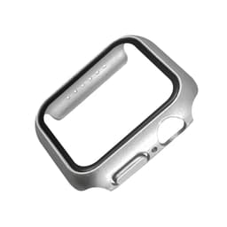 Apple Watch Hærdet glas skærmbeskytter etui 38 mm Silver