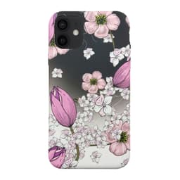 Miljøvenligt iPhone 12  trykt etui - Pink Floral