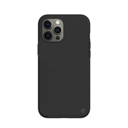 Miljøvenligt Ægte læder iPhone 12 Pro Max etui -Black