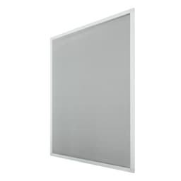 ECD Germany 4-pak skærmen dør med aluminiumsramme - 100x120 cm - Hvid -