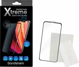Sandstrøm Curved Glass Film iPhone 12 / 12 Pro (sort ramme)