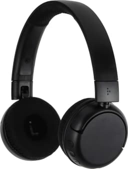 BuddyPhones POP trådlösa on-ear hörlurar (svart)