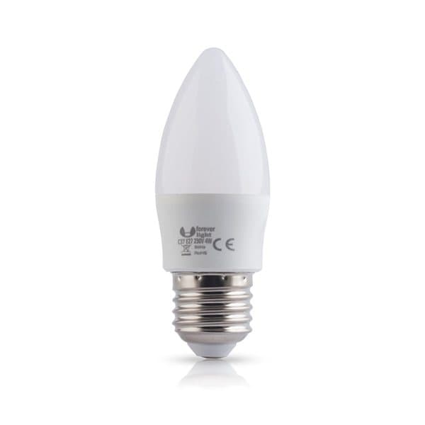 LED-Pære E27 C37 6W 3000K 480lm
