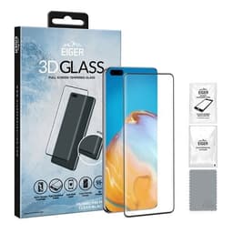 Eiger 3D Temperoitu Näytönsuoja Huawei P40 Pro - Kirkas/Musta