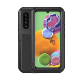 Shockproof Kuori Samsung Galaxy A90 - Musta