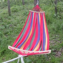 Riippumatto - Punaraidallinen - 200 x 150 cm