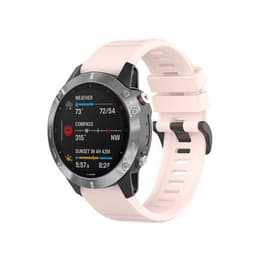 Silikoniranneke Garmin Fenix 6X Pinkki