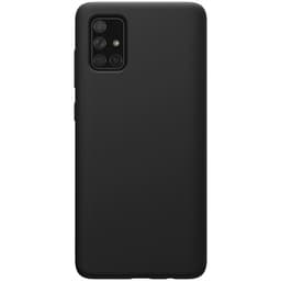 NILLKIN Silikonikuori Samsung Galaxy A51 - Musta