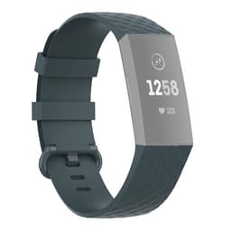 Silikonarmbånd Fitbit Charge 4 / Charge 3 / Charge 3 SE 18mm - Blågrønn