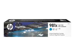 HP blækpatron 981X High Yield Original PageWide Cyan