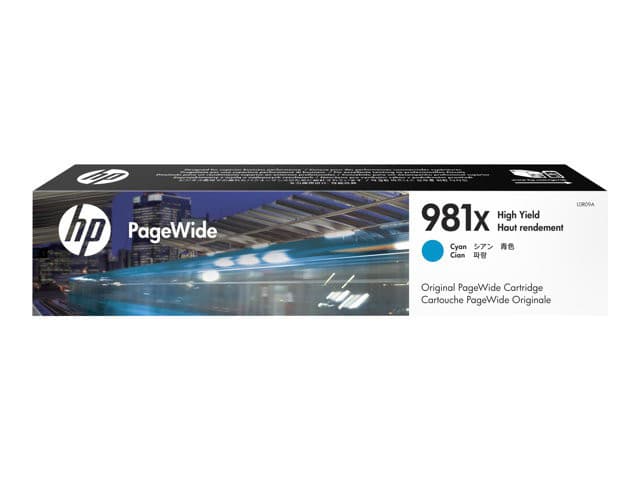 HP blekkpatron 981X Høy ytelse original PageWide Cyan