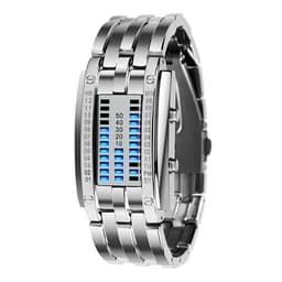 SKMEI LED Digitalklokke Svart Hvit