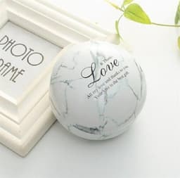 Romantisk Valentine's Day lys - Hvit marmor