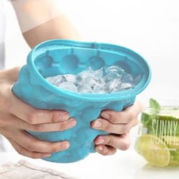 Ice Cube Maker - Isbehållare i silikon 13,5x14,3cm