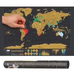 Maailmankartta Scratch map