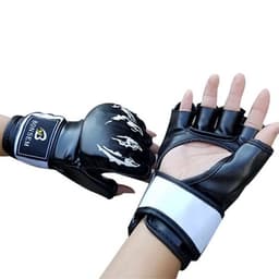 MMA Halvfingerhandskar Svart